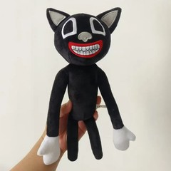 31cm Cartoon Cartoon Cat Plush Toy Bendable Horror Character Soft Stuffed Doll G