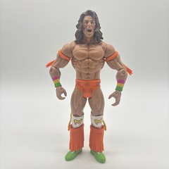 WWE Mattel Basic Series 2 The Ultimate Warrior Action Figure Orange Trunks 2011