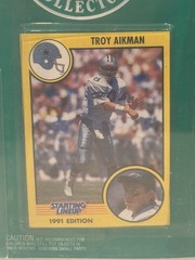 Troy Aikman Starting Lineup 1991 Dallas Cowboys SpecialEdition Collector AFA 80+
