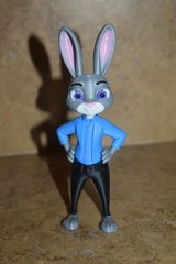 OOAK 3D Printed ZOOTOPIA 2 Judy Hopps Nick Wilde Figure figurine statue set