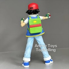 13cm/5.1in Anime Pokemen Figure Ash Ketchum Action Figures Pvc Collection Model