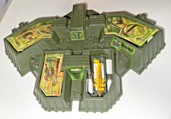 VTG 1982 Hasbro GI Joe Cobra Battle Game w/ Box & Extra Launcher Mostly Complete