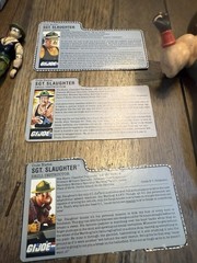 1987 Hasbro GI Joe Sgt. Slaughter 8″ WWF LJN RARE Plus Complete Figure Lot
