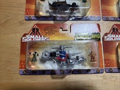 Small Soldiers set of 4 skate-a-pult,buzzsaw tank, power drill cycle, razorblade