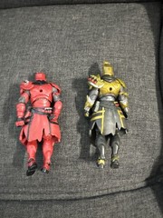 2x 2020 Epic Games Jazwares Fortnite 4″ Red And Gold Ultima Knight Action Figure