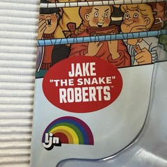 2026 WWE Mattel Superstar LJN Jake The Snake Robert’s Retro Blue Card Figure