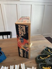 Vintage 1982 GI JOE Cobra Battle Game W/ Clean Original Box NICE FREE SHIP