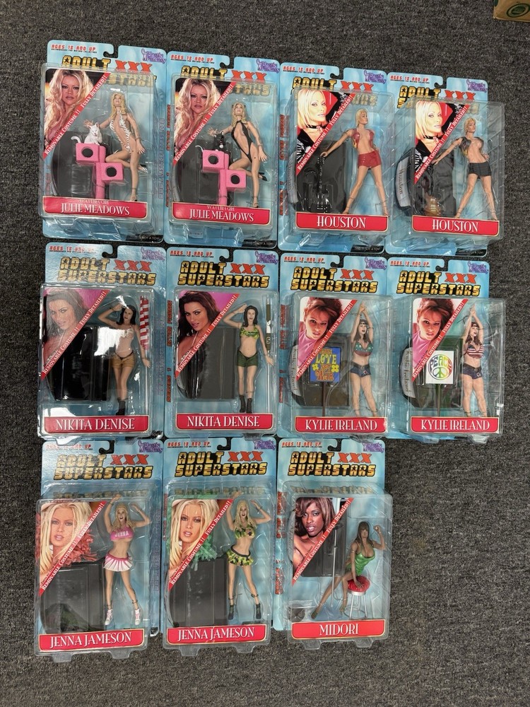 Plastic Fantasy Adult Superstar Series 1 Full Set With RARE variants