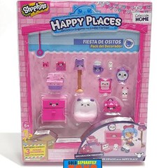 Shopkins Happy Places SLUMBER BEAR PARTY decorator pack miniature decor petkins
