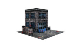 Vitruvian H.A.C.K.S. Series Z Zombie Diorama 1/18 Scale Street – Ultimate Zombie