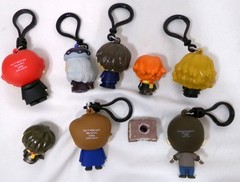 Monogram Harry Potter Bag Clip Lot Newt Ron Harry Hermione Dumbledore