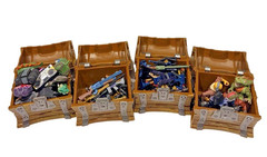 Fortnite Huge Lot Of Loose Figures Raptor Jonesy Parzival etc Weapons Chests SEE