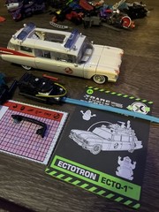 Transformers Ghostbusters Afterlife Ectotron Ecto-1 Muncher Slimer Complete