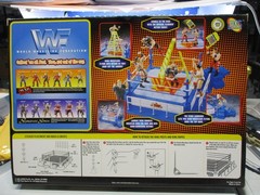 WWF Jakks 1997 Royal Rumble Mini Action Ring + 6 Figures Set Sealed Playset