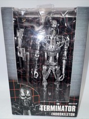 The Terminator 2 Endoskeleton Arnold Schwarzenegger T-800 Action Figures Toys 7”