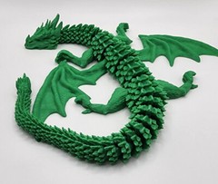 Articulating Flying Dragon 3D printed