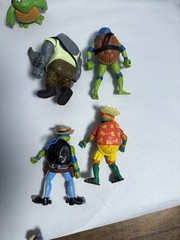 Lot of 25 TMNT Mutant Mayhem Action Figures + Weapons Accessories