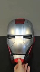 AUTOKING 1:1 Wearable JARVIS Voice Control Cosplay Iron Man MK5 Helmet Mask Gift
