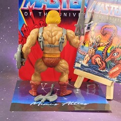 Vintage He-Man Complete w/ Comic MOTU Masters of the Universe Soft Head Mexico