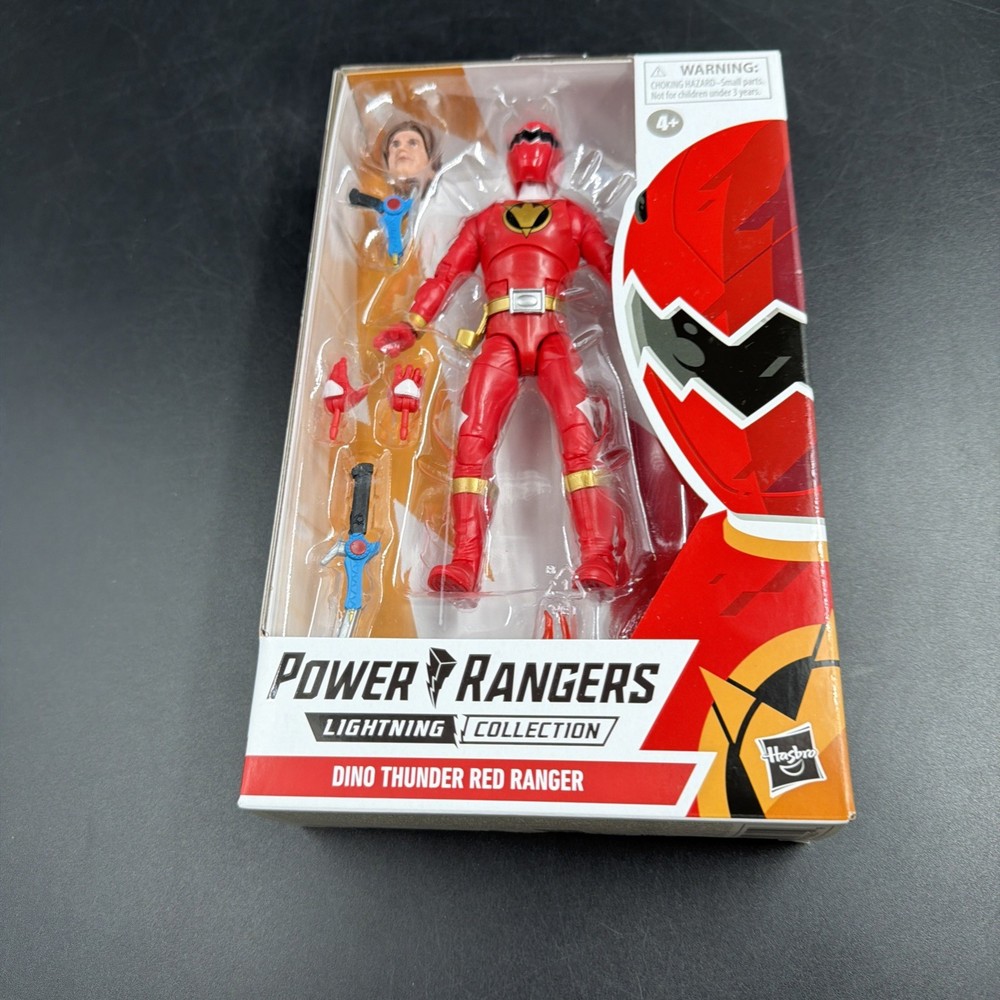 Dino Thunder RED RANGER Power Rangers Lightning Collection 6” Figure