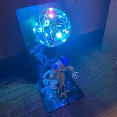 Dragon Ball Z Frieza Final Form Transform Anime Model LED Lamp 7″ Action Figure
