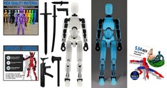 Glow-in-The-Dark Titan 13 3D Printed Action Figure