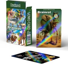 30pcs Italian brainrot Cards, Tralalero Tralala and Tung Tung Tung Sahur,Famous