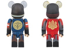MEDICOM TOY BE@RBRICK Sengoku Busho 100% 2.8 in. Figure 6 bodies set from Japan