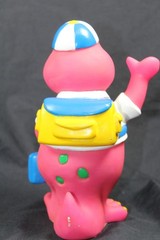 Vtg 1992 Lyons Group 7″ Barney Purple Dinosaur Coin Piggy Bank Back to School