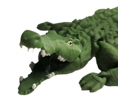 New Guinea 11″ Crocodile 3d Printed Alligator Open Mouth Flexible Fidget Toy