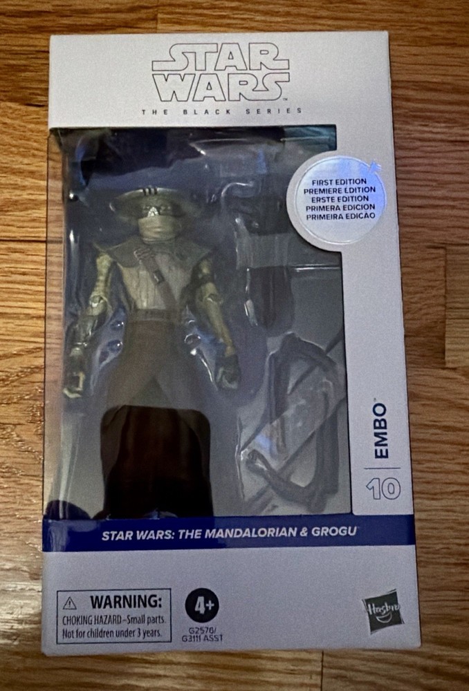 Star Wars: Mandalorian & Grogu The Black Series 10 EMBO First Edition White Box
