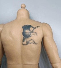 1/6 Luka Doncic Tattoo Male Figure Pale/Tan Body w/ hands for Enterbay ❶USA❶