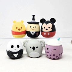 SQUISHMALLOWS Squooshems : Lot of 6 New Loose Figures (Bin26)