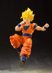 BANDAI S.H.FIGUARTS DRAGON BALL Z SUPER SAIYAN FULL POWER SON GOKU 140mm FIGURE