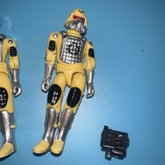 GI Joe Cobra Yellow De Aco Black Major Custom commando with 3 support troopers