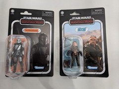 STAR WARS THE VINTAGE COLLECTION VC181 The Mandalorian & VC227 Kuiil