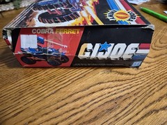 French/Canadian Hasbro GI Joe Cobra Ferret ATV Box Cut Flagpoints Triple Win