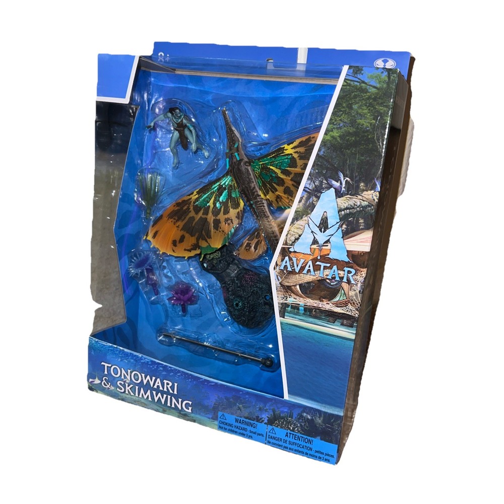 McFarlane Toys, Disney Avatar, World of Pandora Skimwing and Tonowari Avatar NEW