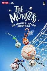 Authentic THE MONSTERS × FIFA Series Football-Shaped Mini Bag Pendant Blind Box