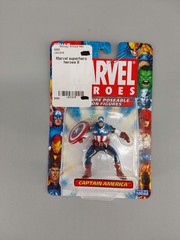 Lot of 6 Marvel Heroes Miniature Poseable Action Figures Toy Biz Worldwide 2005