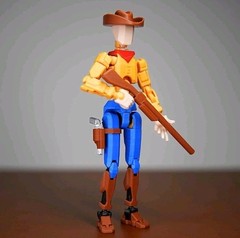 Cowboy T13 Action Figure｜Assembly Completed｜ 3D Printed Dummy 13 for Collectors｜