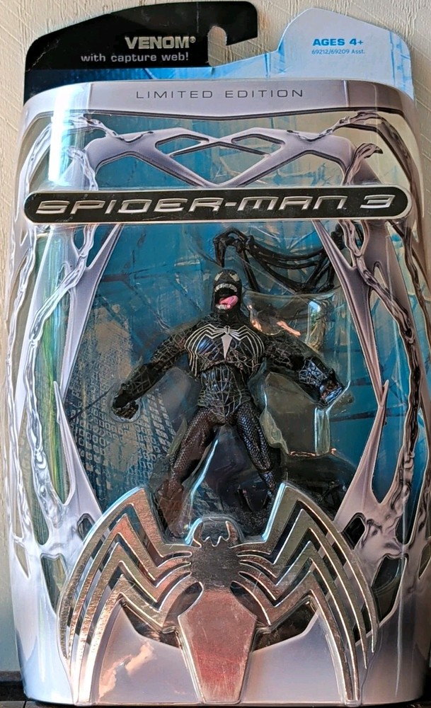 Hasbro Spider-Man 3 Venom Limited Edition Action Figure w/ Capture Web Ages 4+