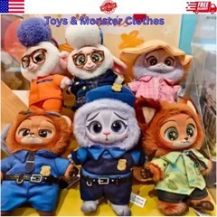 Zootopia Series Blindbox Confirmed Color, Plush Pendant & Keychain