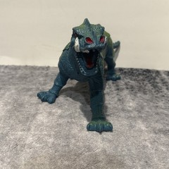Vintage 1984 Imperial Toy Dragon Scaled Blue/Green