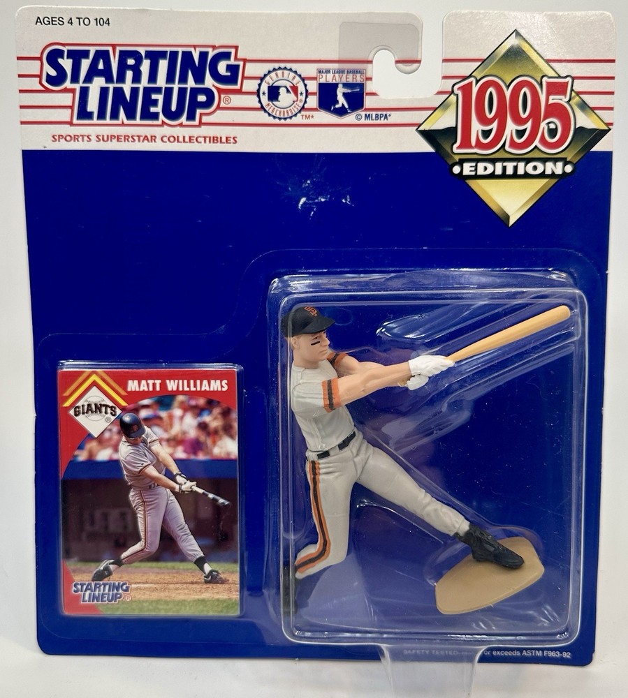 STARTING LINEUP FIGURE GIANTS MATT WILLIAMS 1995 SEALED