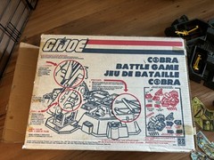 1982 GI JOE Cobra Battle Game with Original Box – Incomplete