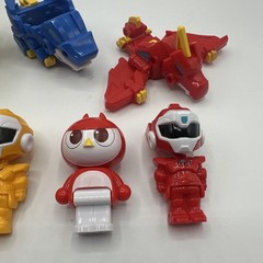 MiniForce Super Dino Power Rangers Figures lot of 10 Mini LeoBullsV TrynoV
