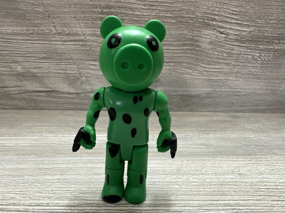 Roblox Piggy Action Figure Dinopiggy Articulated Green PVC Toy Fun!