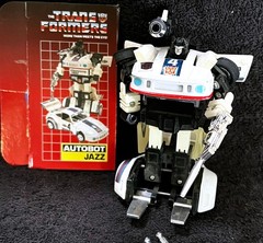 G1 1984 JAZZ • 100% COMPLETE w/BOX ART • VINTAGE G1 TRANSFORMERS
