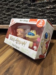Kidrobot Nickelodeon Ren & Stimpy Vinyl Mini Figures 2-Pack New & Sealed